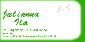 julianna ila business card